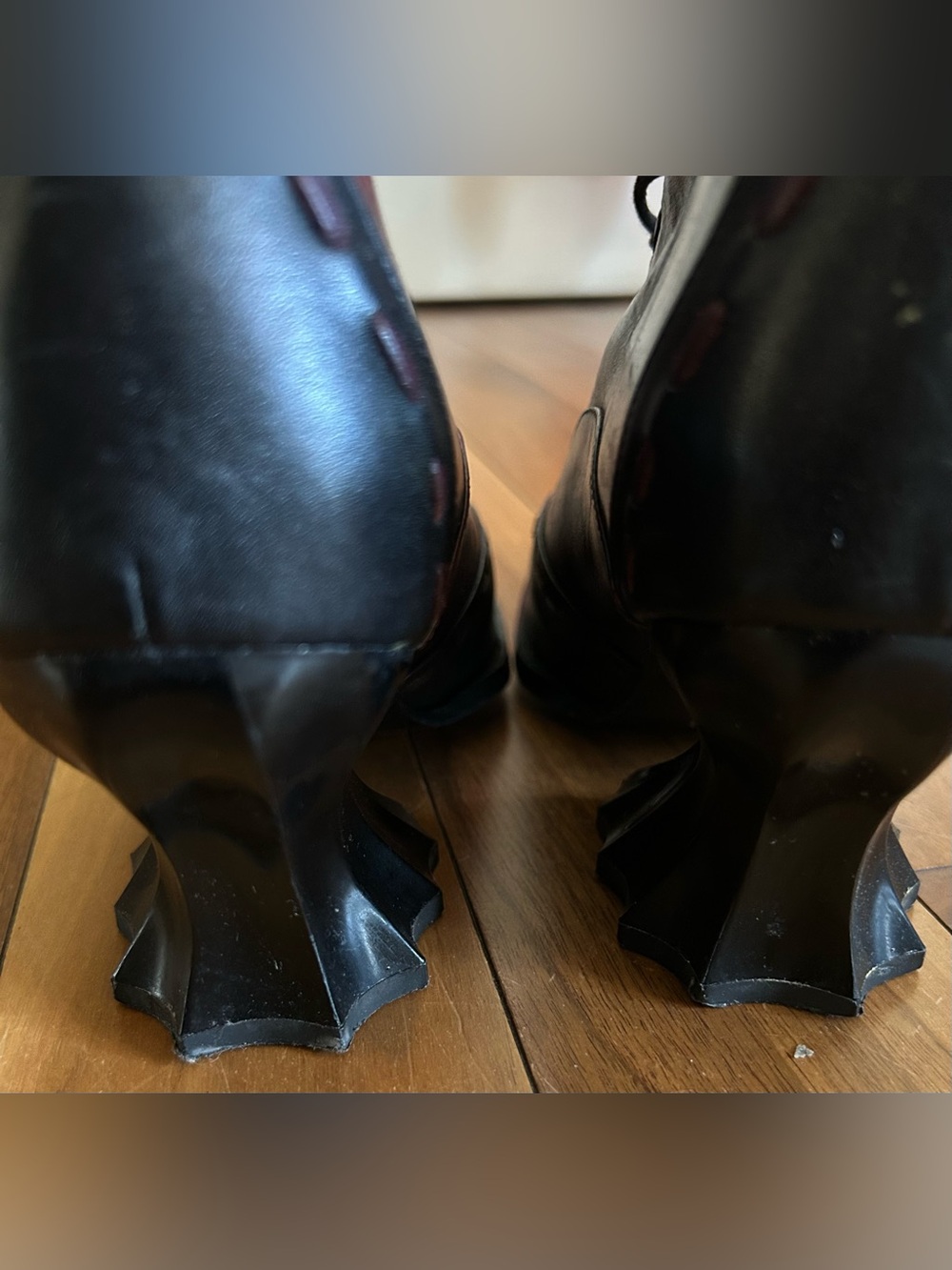 Vintage/Y2K John Fluevog Rococo “Dame Agnus” Lace up Boots Size 7.5 - Picture 9 of 10